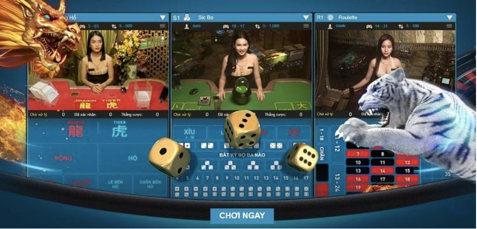 sảnh casino online tại w88