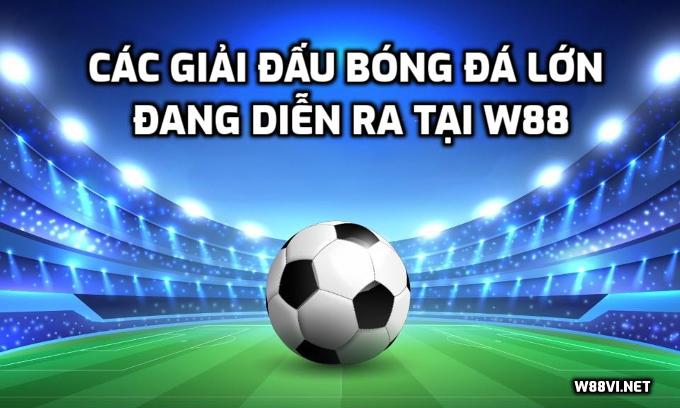 Các giải đấu bóng đá lớn đang diễn ra tại W88